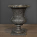 19th-Century Medici Vase Replica – handcrafted in grey-black marble with an aged patina for authentic classical elegance.