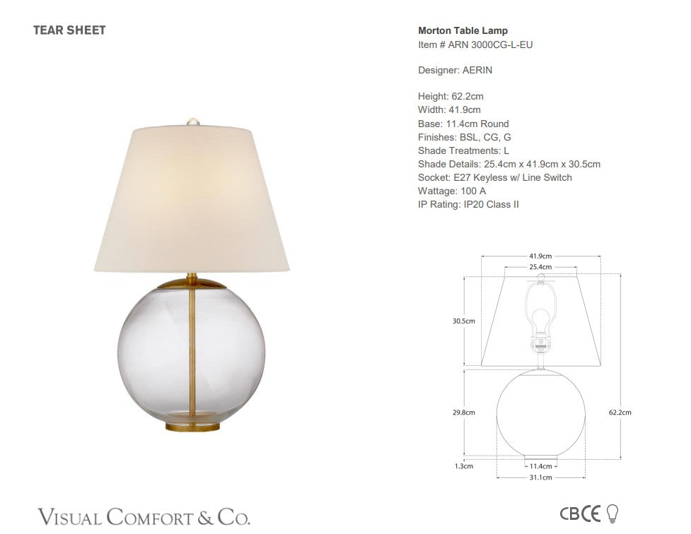 Visual Comfort AERIN Morton Table Lamp