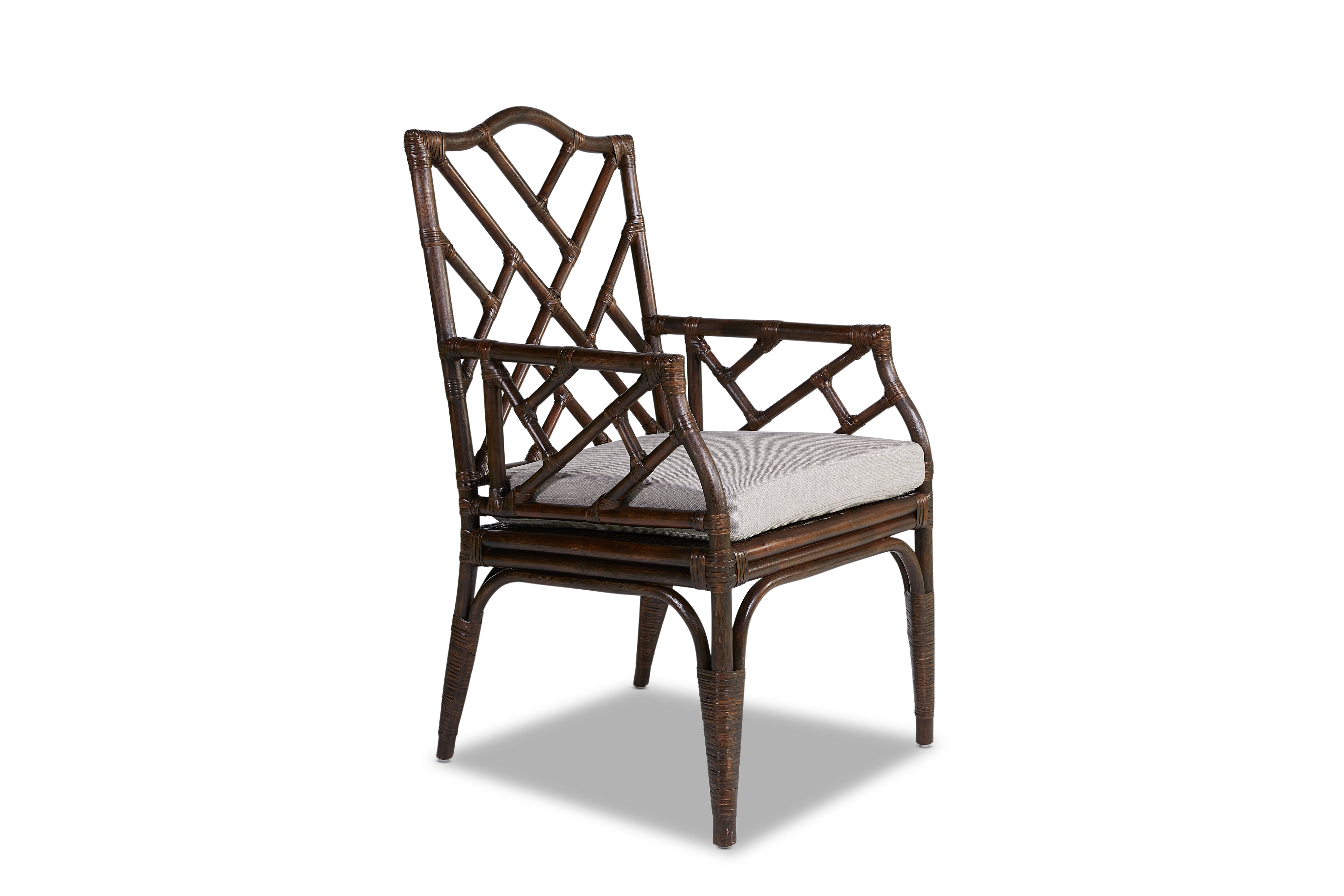 Chippendale Rattan Dining Armchair