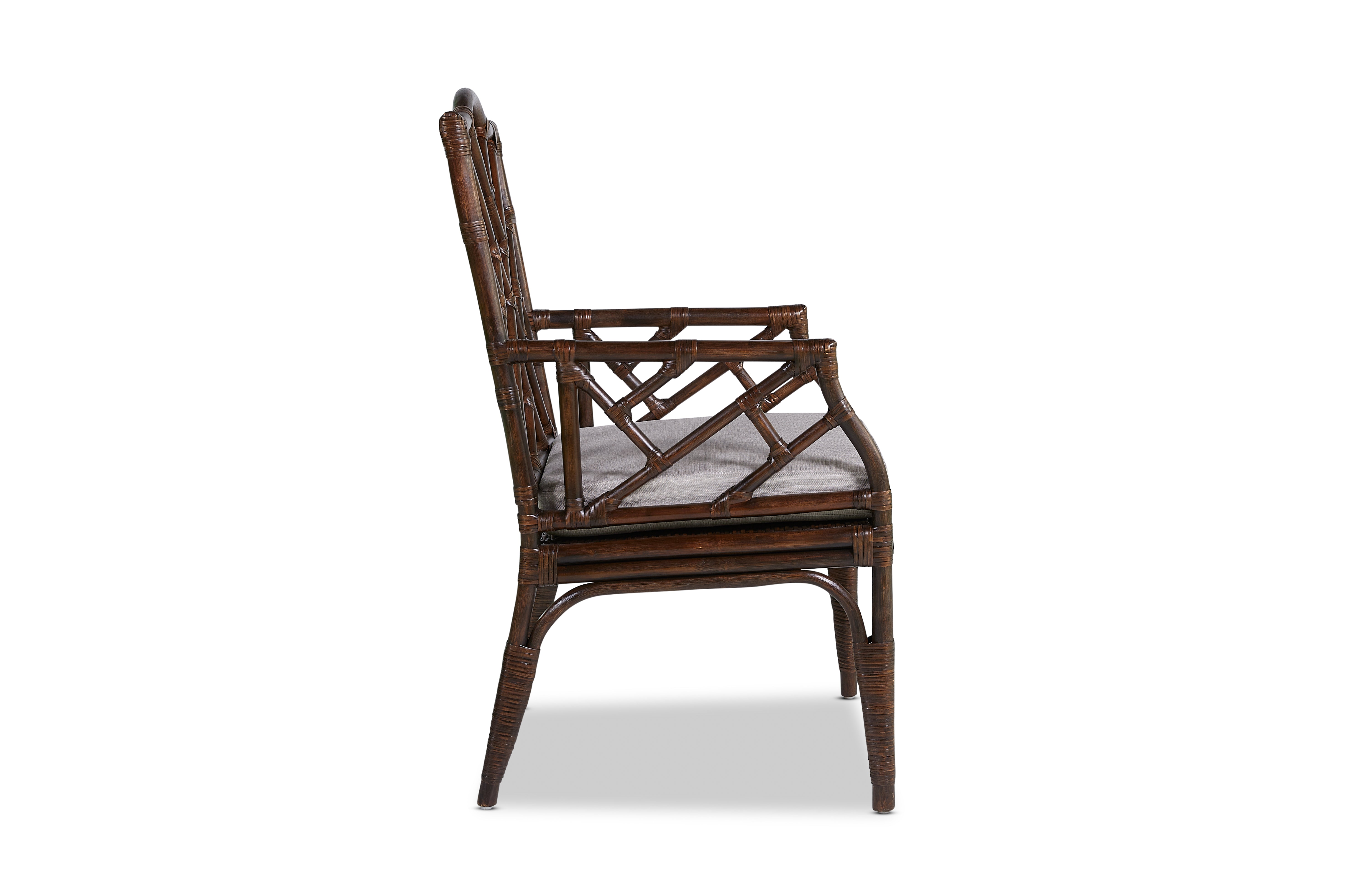 Chippendale Rattan Dining Armchair