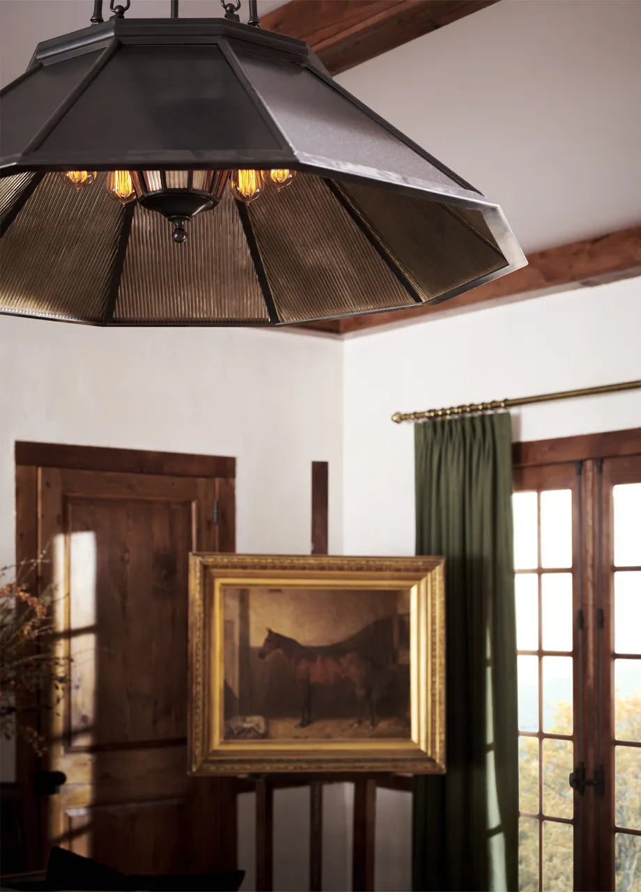 Visual Comfort Ralph Lauren Rivington Medium Eight-Panelled Chandelier