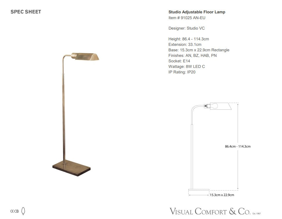 Studio VC Studio Adjustable Floor Lamp