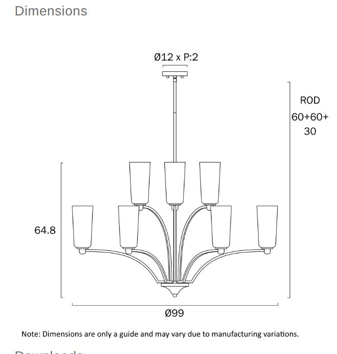 Brian Chandelier - Large