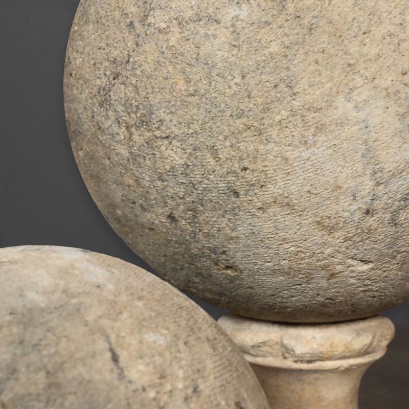 Set of 3 Sandstone Spheres