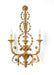Robert Adam design twin light wall sconce with decorative details, featuring an elegant and classical style, ideal for enhancing traditional interiors.