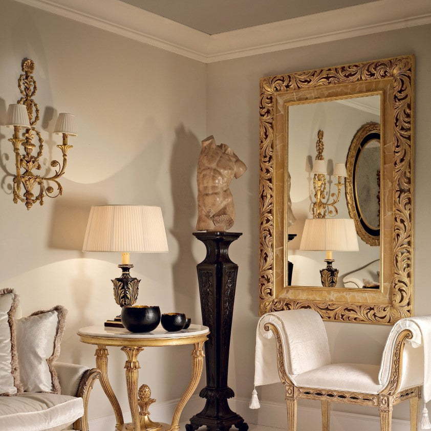 Robert Adam design twin light wall sconce with decorative details, featuring an elegant and classical style, ideal for enhancing traditional interiors.