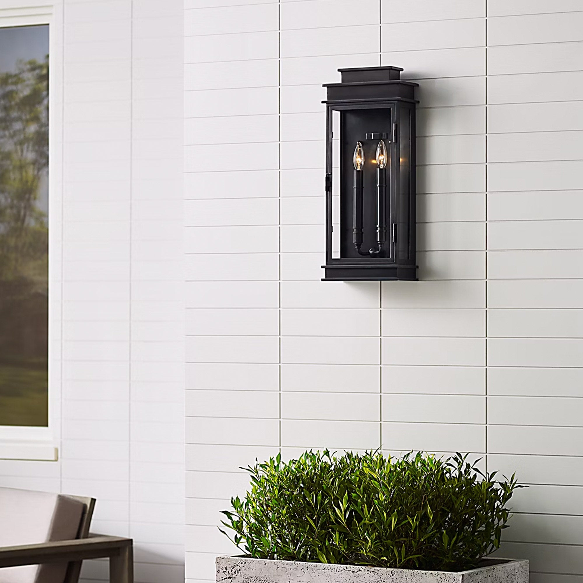 Visual Comfort Chapman & Myers Linear Mini Wall Lantern