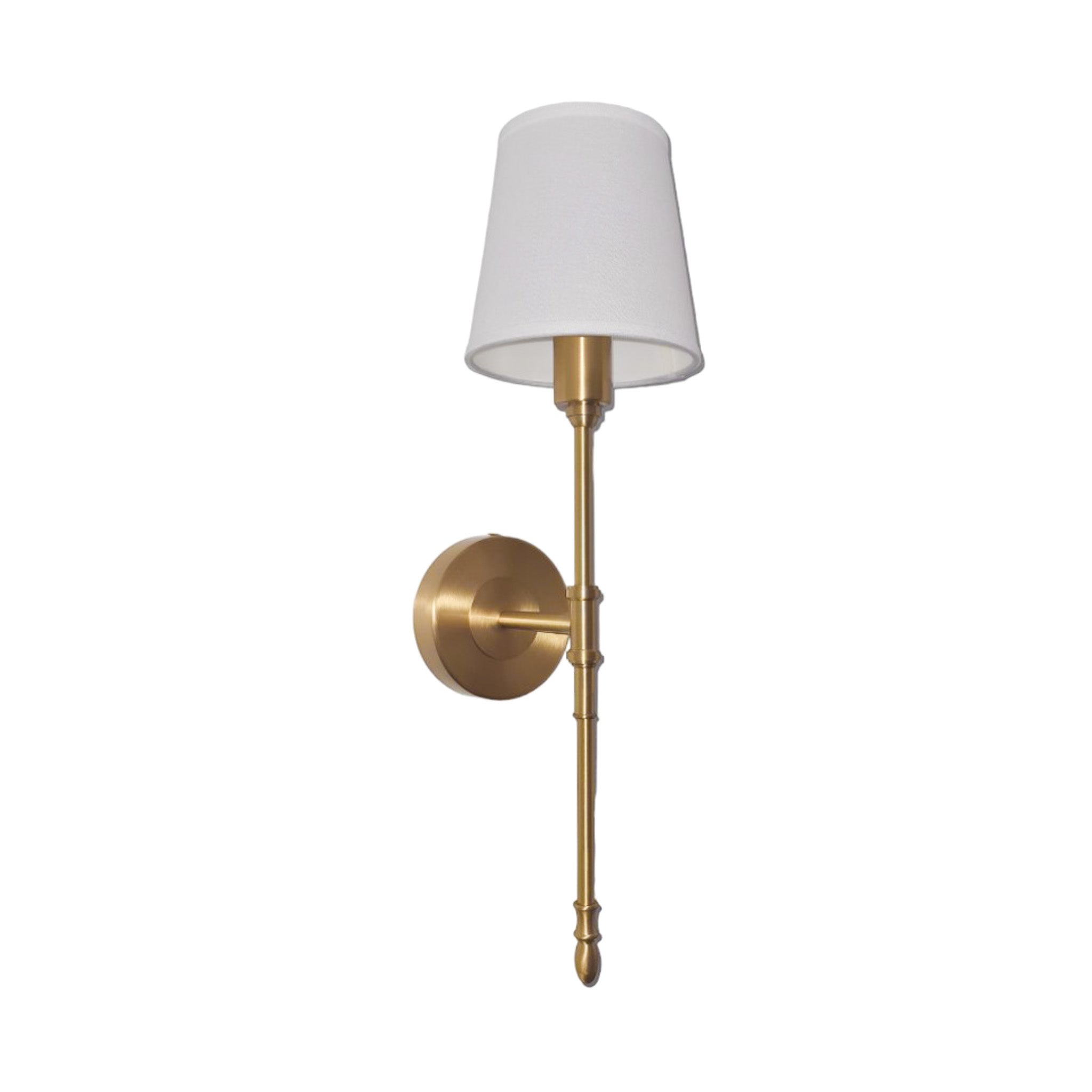 Brass Wall Light with Shade