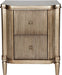 Adelle Bedside Table - Antique Gold - Oscar and Mila