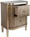 Adelle Bedside Table - Antique Gold - Oscar and Mila