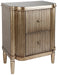 Adelle Bedside Table - Antique Gold - Oscar and Mila