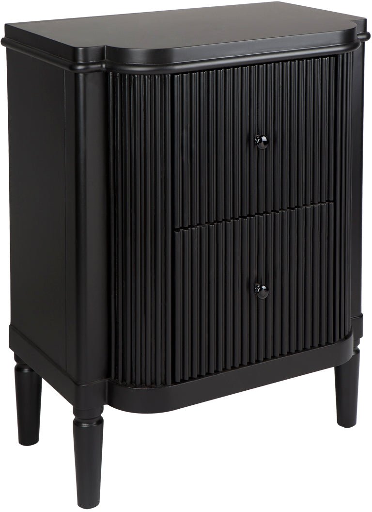 Adelle Bedside Table - Black - Oscar and Mila