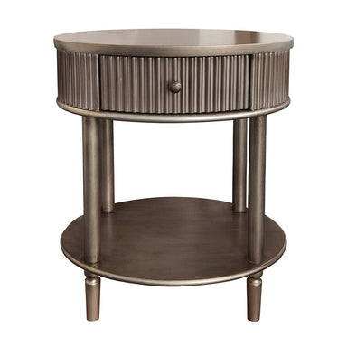 Adelle Oval Bedside Table - Oscar and Mila