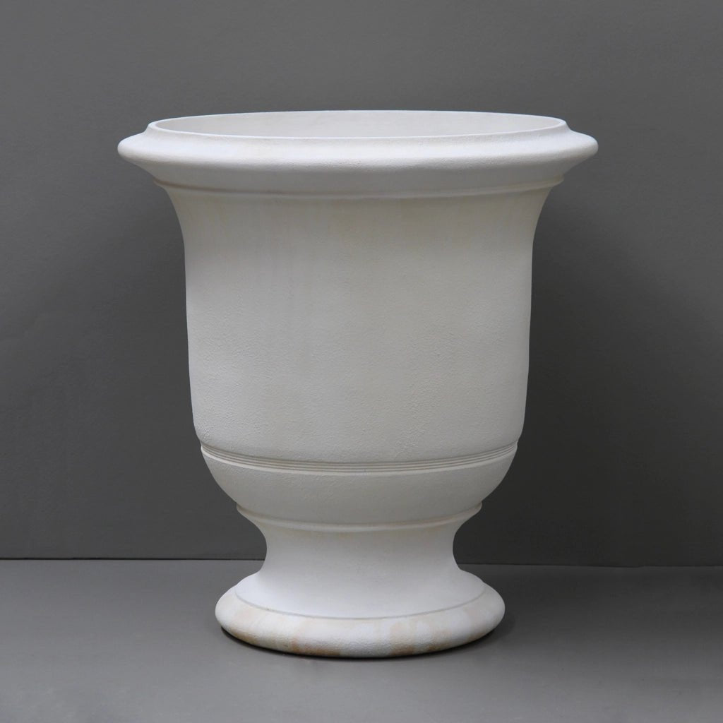 Anduze Style Urn Medium Plain - D72cm x H78cm - Pietro Stoneware - Oscar and Mila