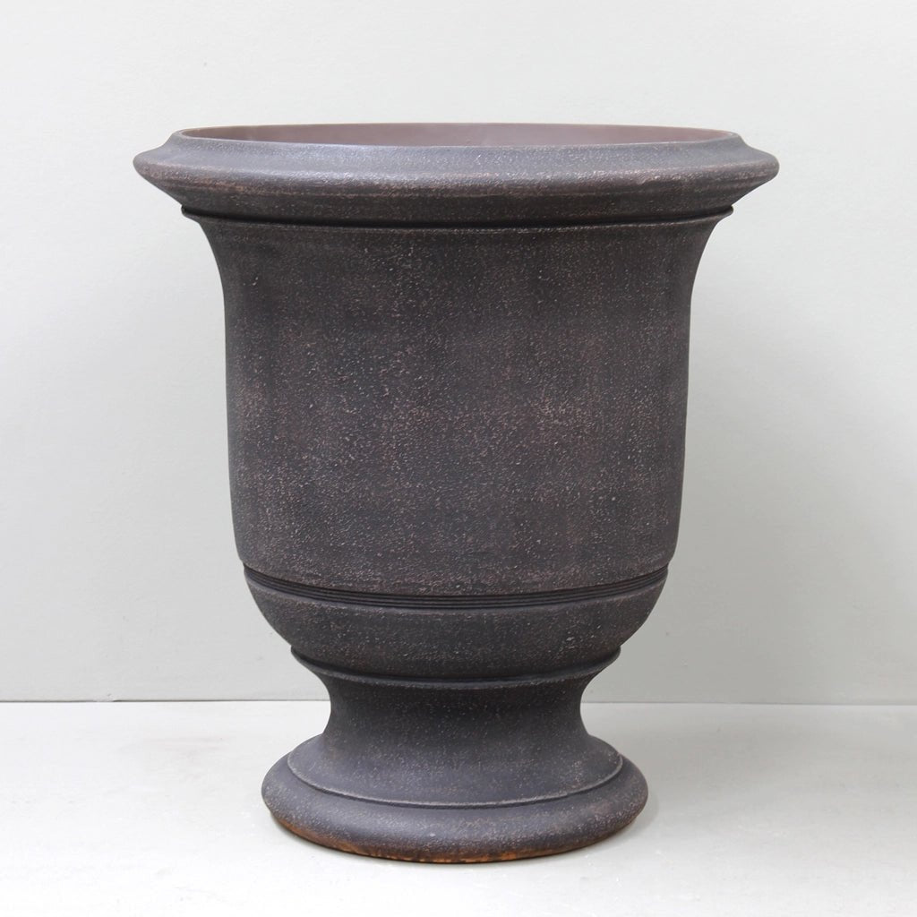 Anduze Style Urn Medium Plain - D72cm x H78cm - Pietro Stoneware - Oscar and Mila