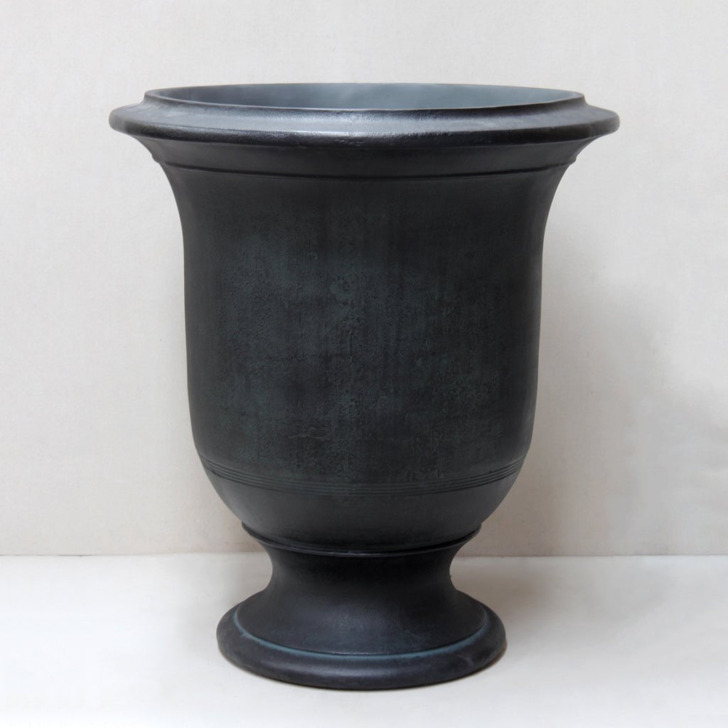 Anduze Style Urn Medium Plain - D72cm x H78cm - Pietro Stoneware - Oscar and Mila