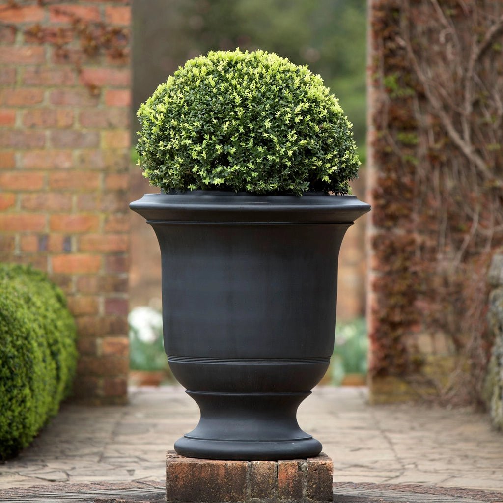 Anduze Style Urn Medium Plain - D72cm x H78cm - Pietro Stoneware - Oscar and Mila