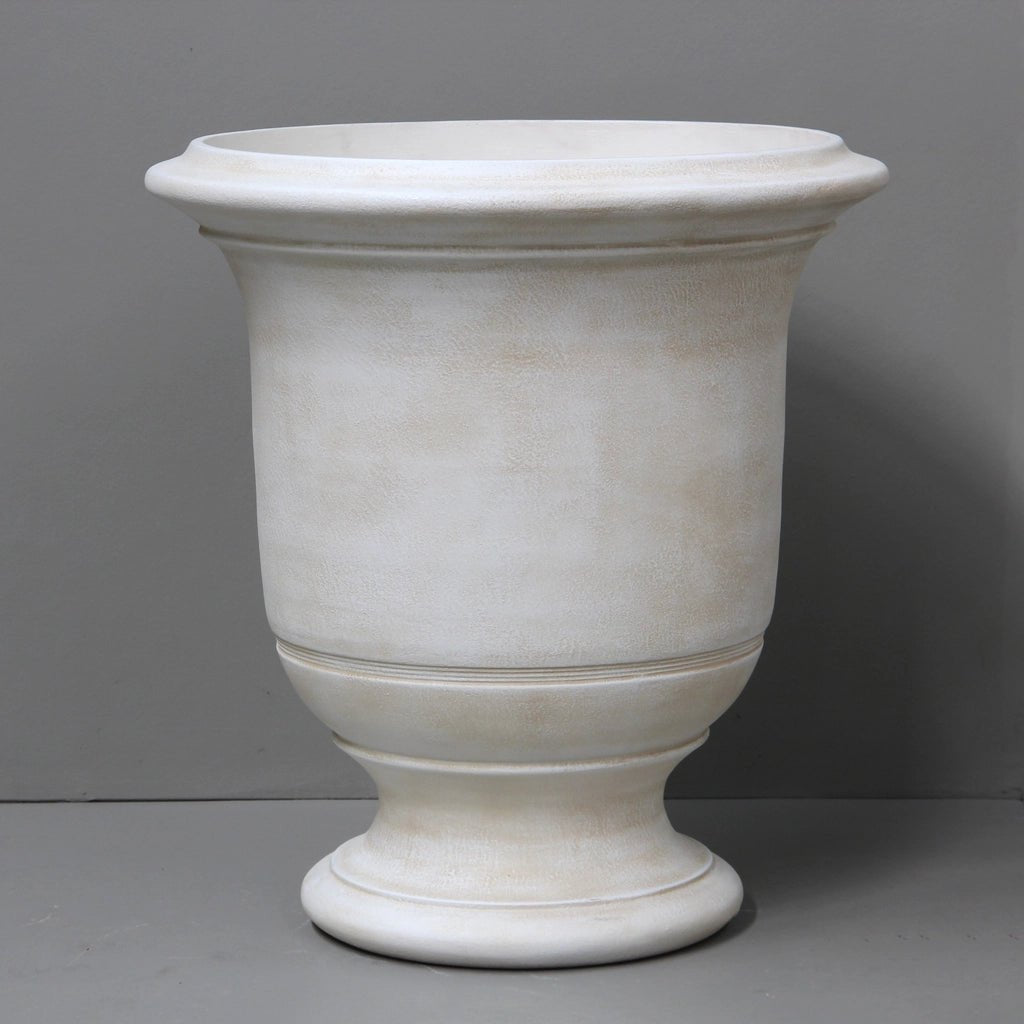 Anduze Style Urn Medium Plain - D72cm x H78cm - Pietro Stoneware - Oscar and Mila