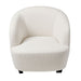 Area Curved Occasional Chair in Boucle - Oscar and Mila