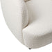 Area Curved Occasional Chair in Boucle - Oscar and Mila