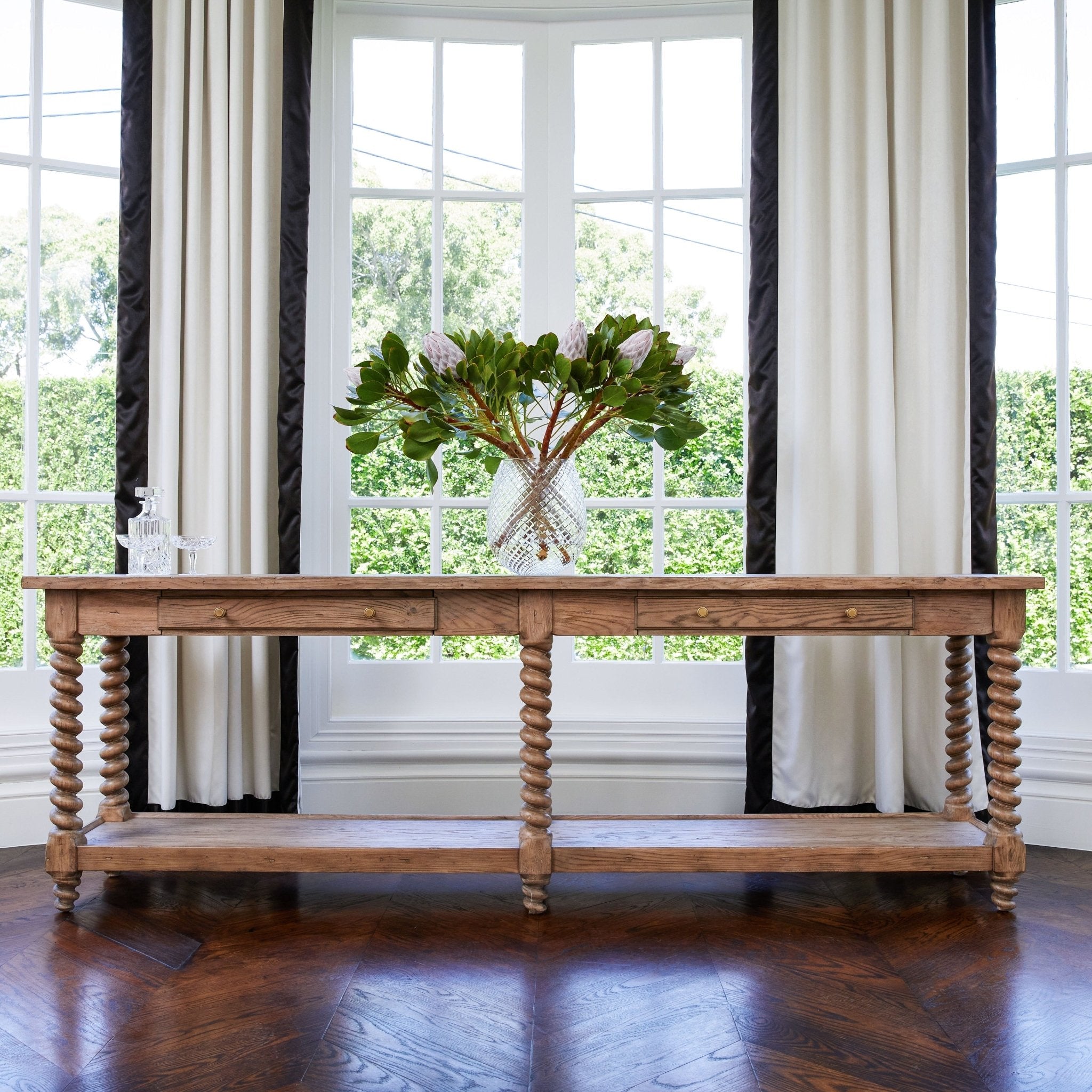 Barley Twist Console Table - Oscar and Mila