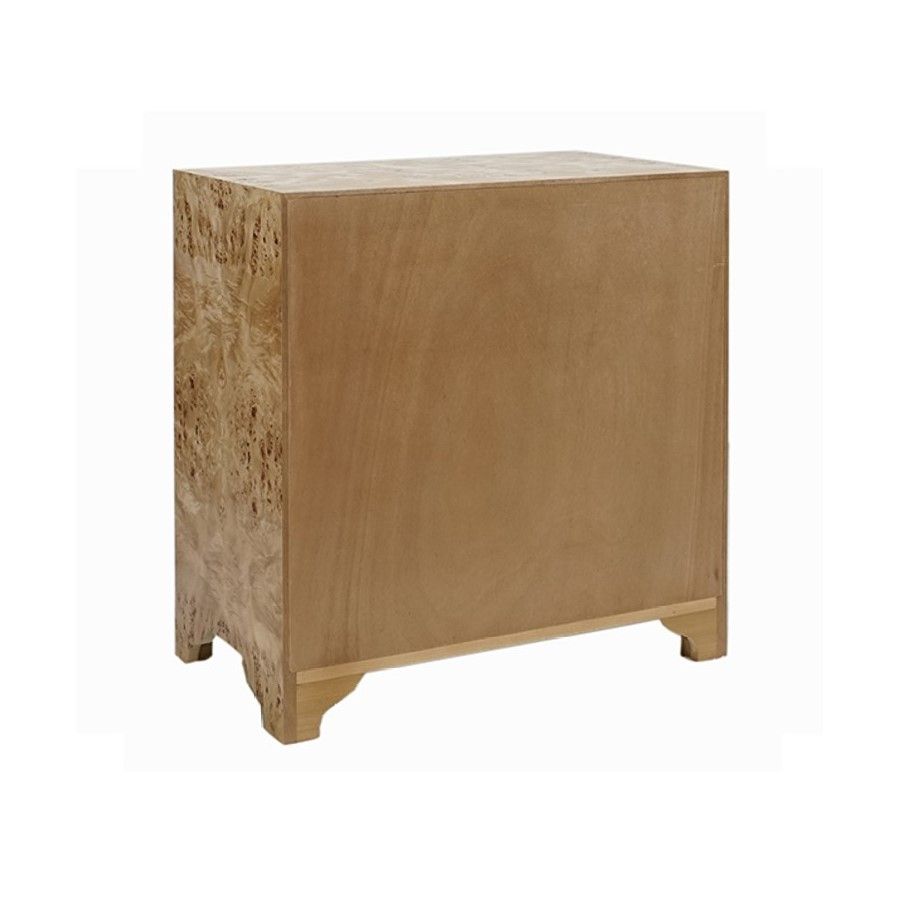 Birdseye Maple Veneer - Bedside table - Oscar and Mila