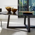 Black Ash Oval Dining Table - Oscar and Mila