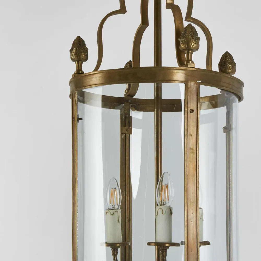 Claridge Chandelier in Brass