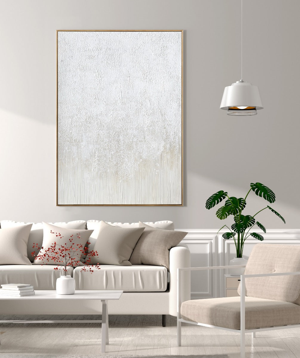 Neutral Abstract Oil Painting