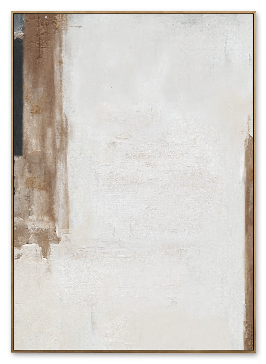 Earthy Tones Abstract Oil Painting