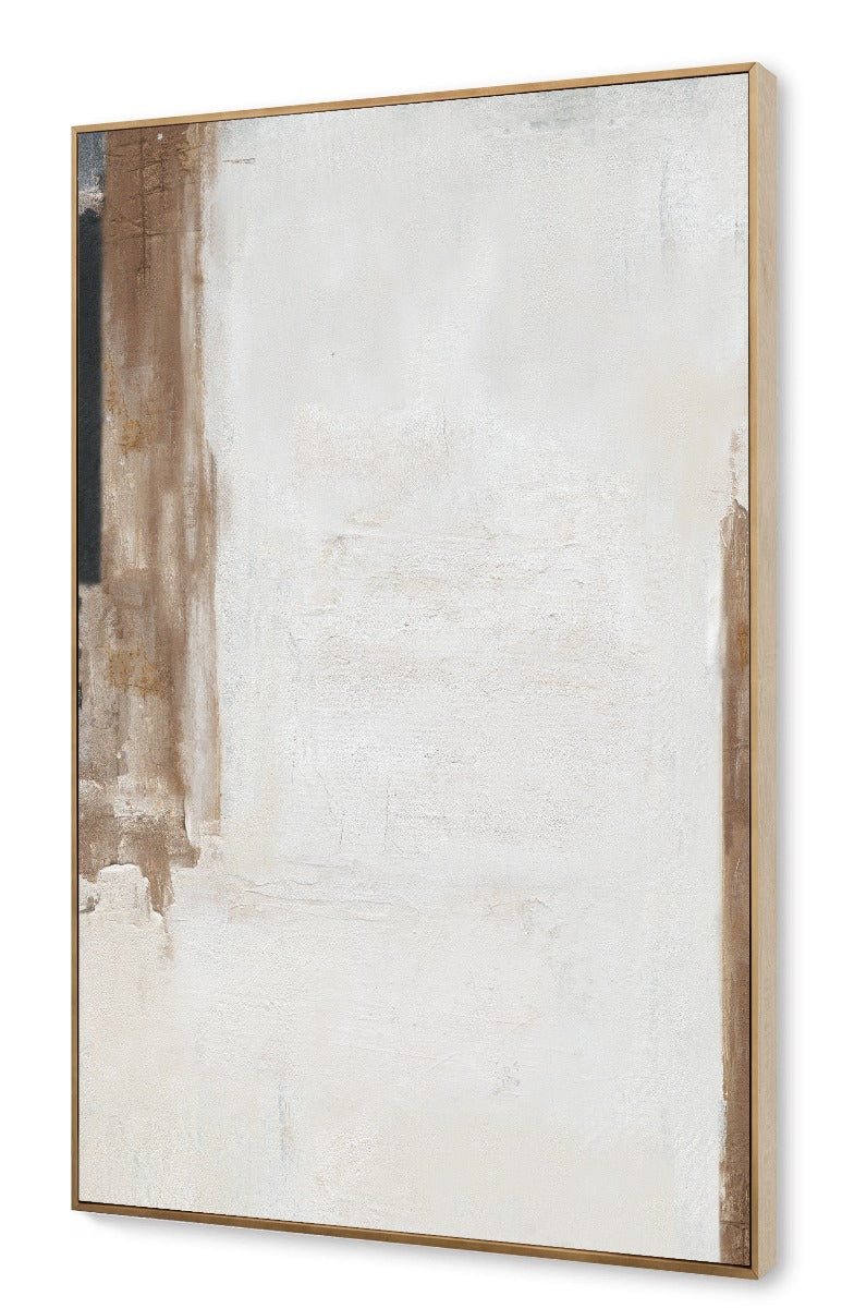 Earthy Tones Abstract Oil Painting