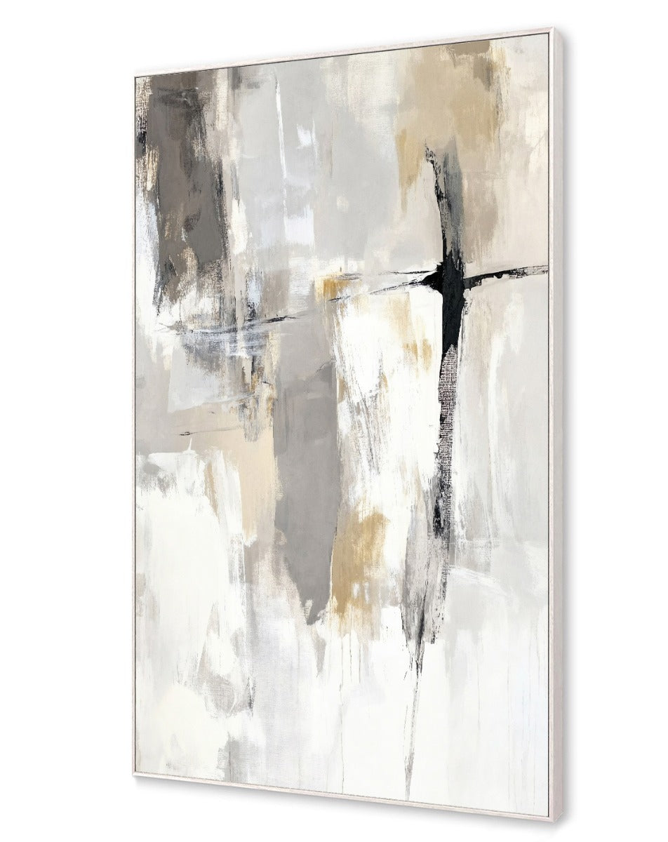 Neutral Abstract Oil Painting
