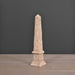 18th Century Sandstone Obelisk – handcrafted reproduction with natural aged patina, inspired by Parisian history and the Luxor Obelisk.