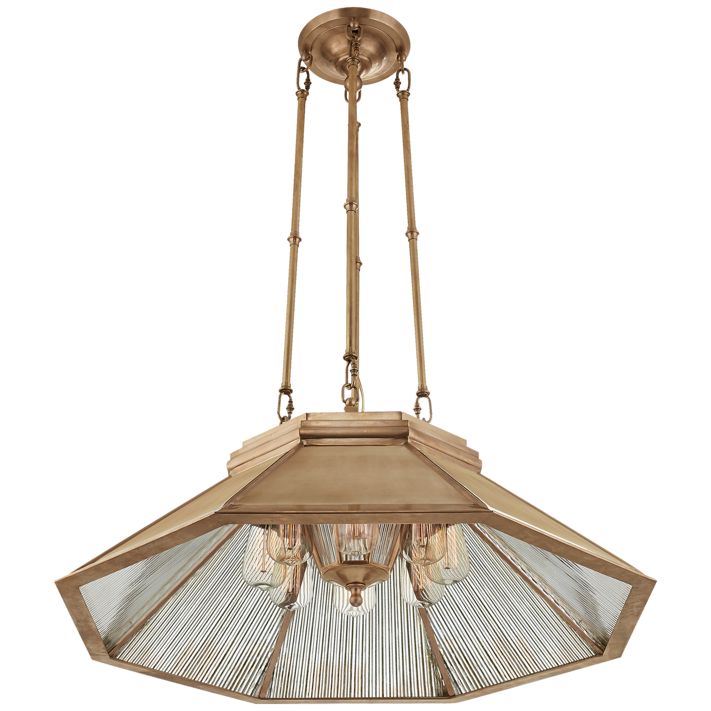 Visual Comfort Ralph Lauren Rivington Medium Eight-Panelled Chandelier