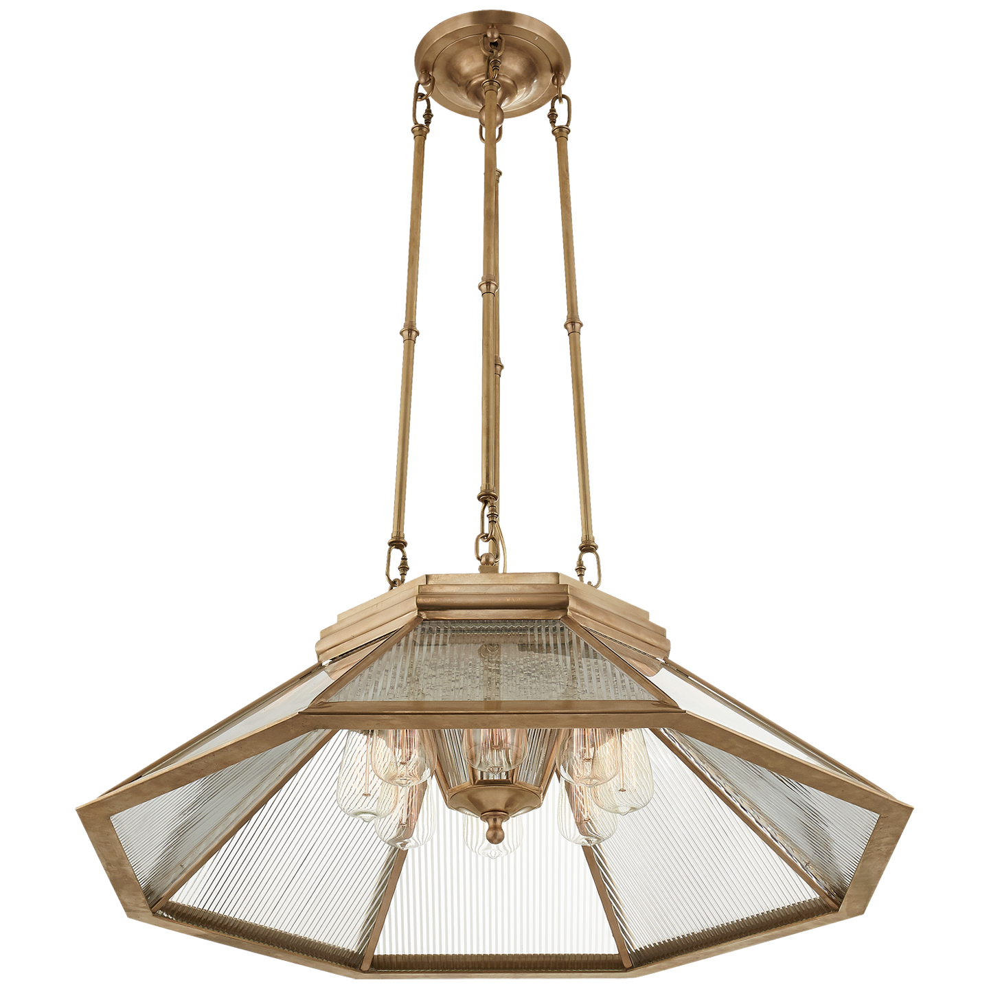 Visual Comfort Ralph Lauren Rivington Medium Eight-Panelled Chandelier