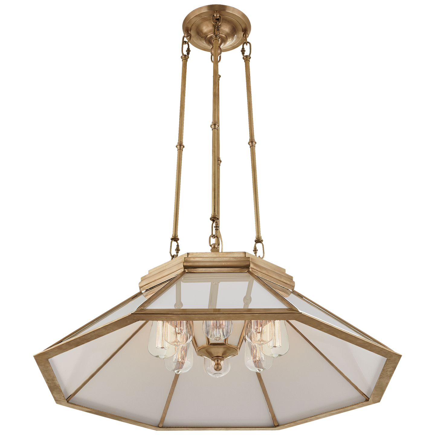 Visual Comfort Ralph Lauren Rivington Medium Eight-Panelled Chandelier