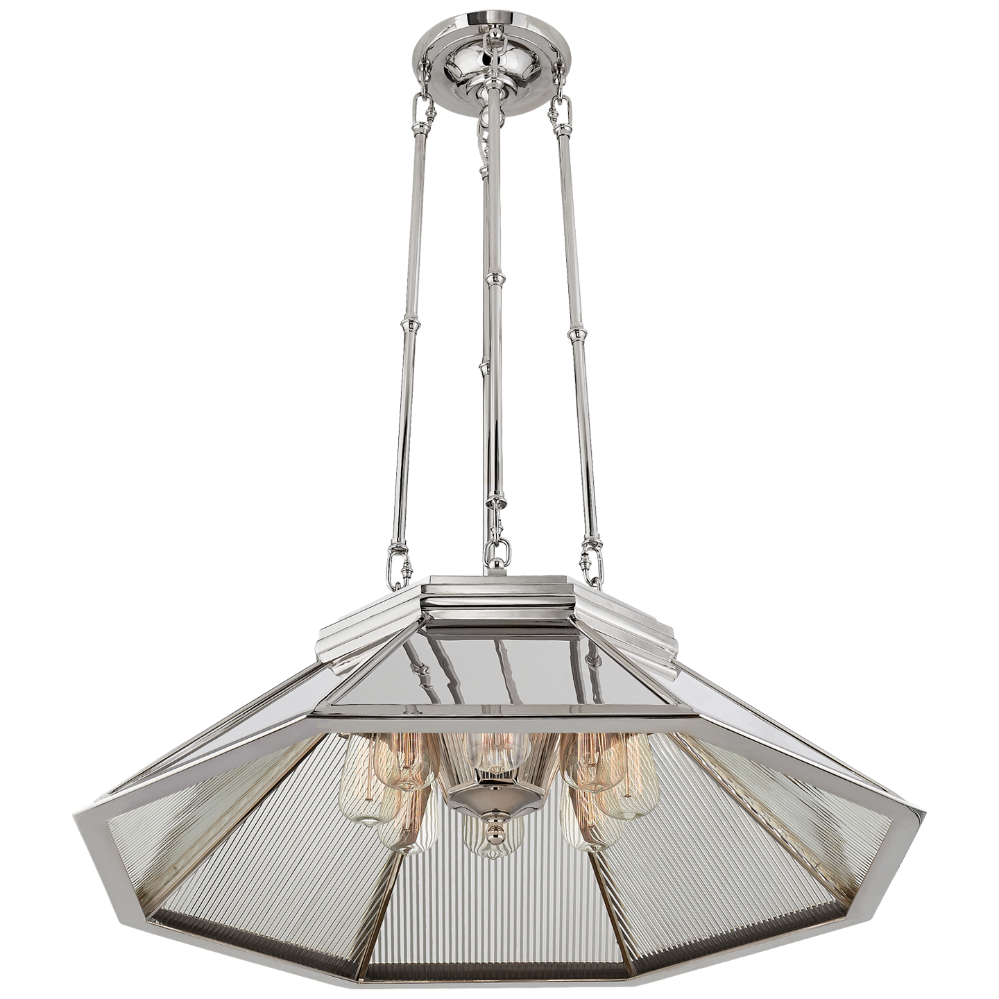 Visual Comfort Ralph Lauren Rivington Medium Eight-Panelled Chandelier