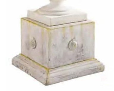 Grande Val Dosne Urn and Plinth set - Pietro Stoneware