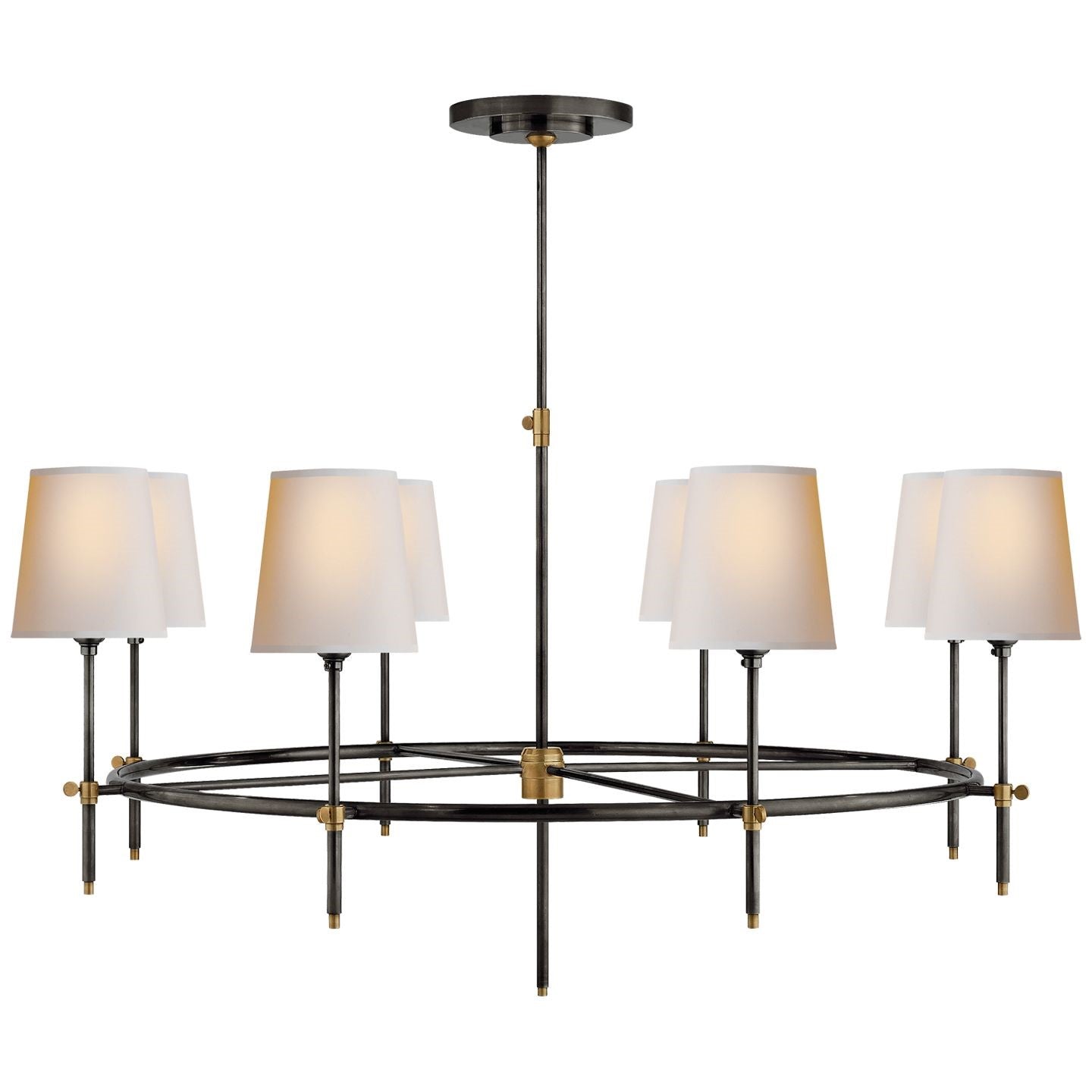 Thomas O'Brien Bryant Large Ring Chandelier