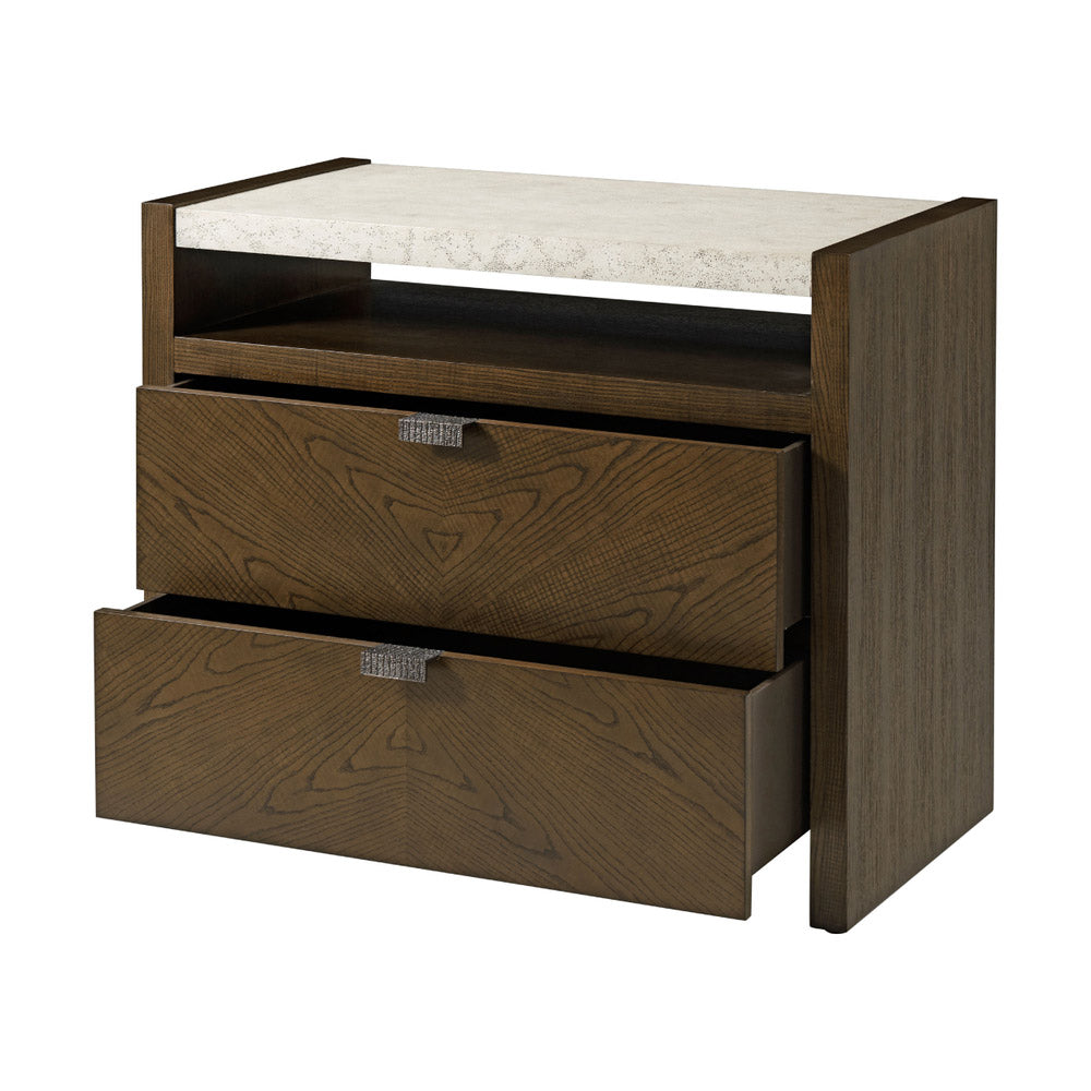 Theodore Alexander Catalina Two Drawer Nightstand