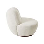 Pace White Boucle Occasional Chair