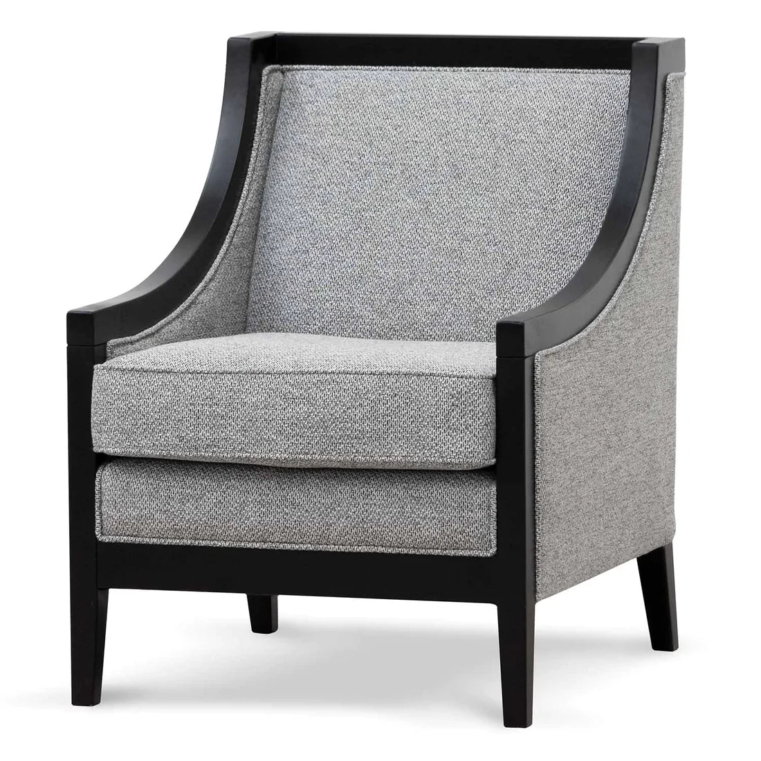 Deco Style Fabric Armchair