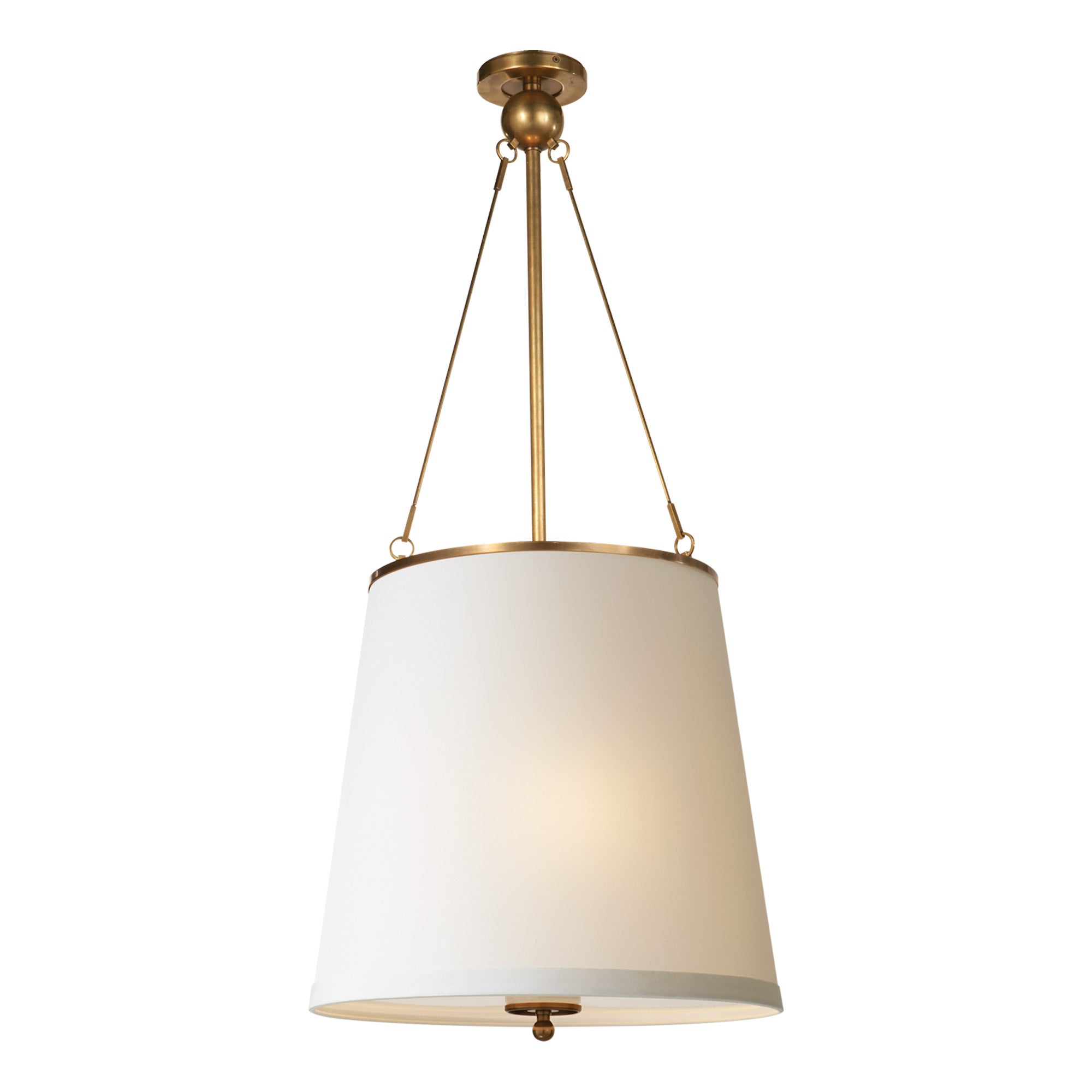 Hanging shade outlet pendant