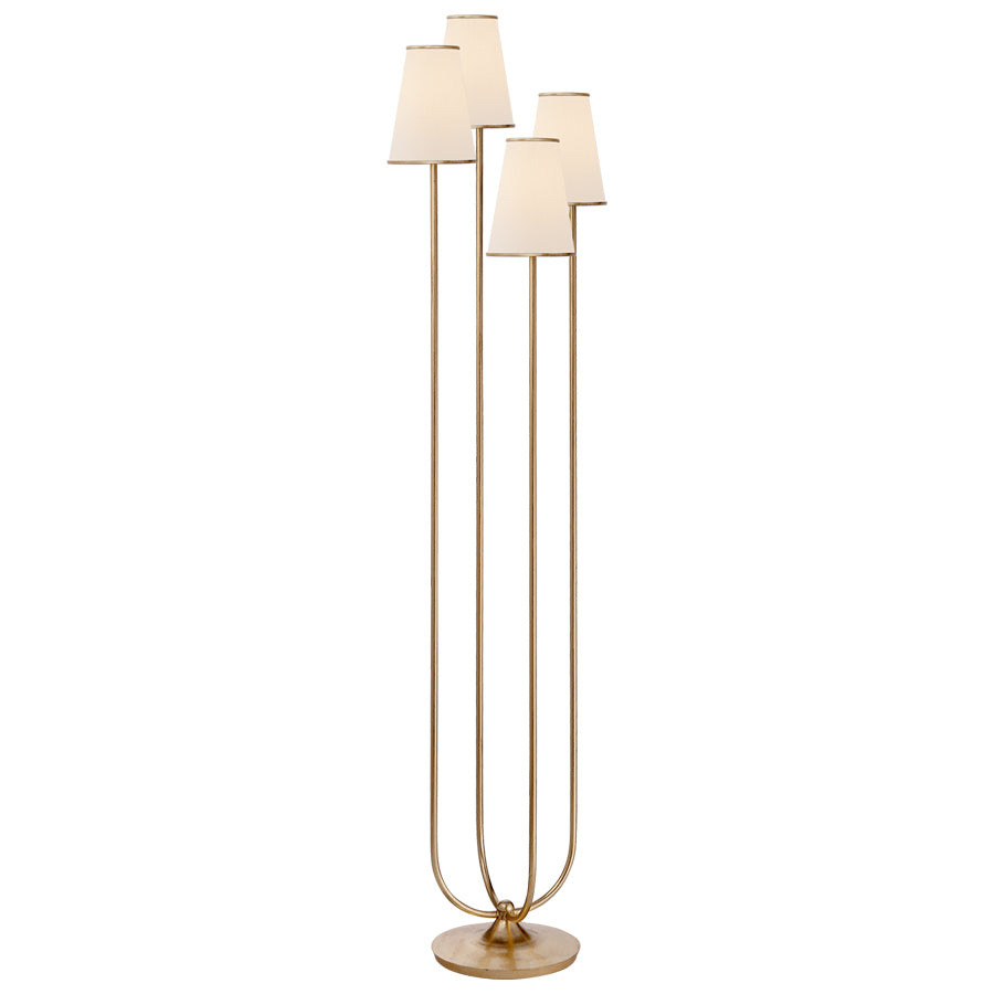 Aerin Montreuil Floor Lamp with Linen Shades