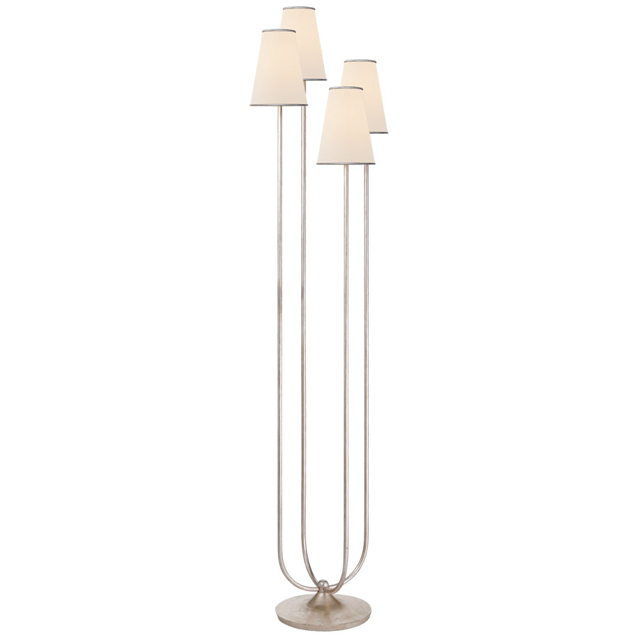 Aerin Montreuil Floor Lamp with Linen Shades