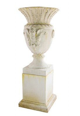 Strasbourg Urn on Plinth - Pietro Stoneware